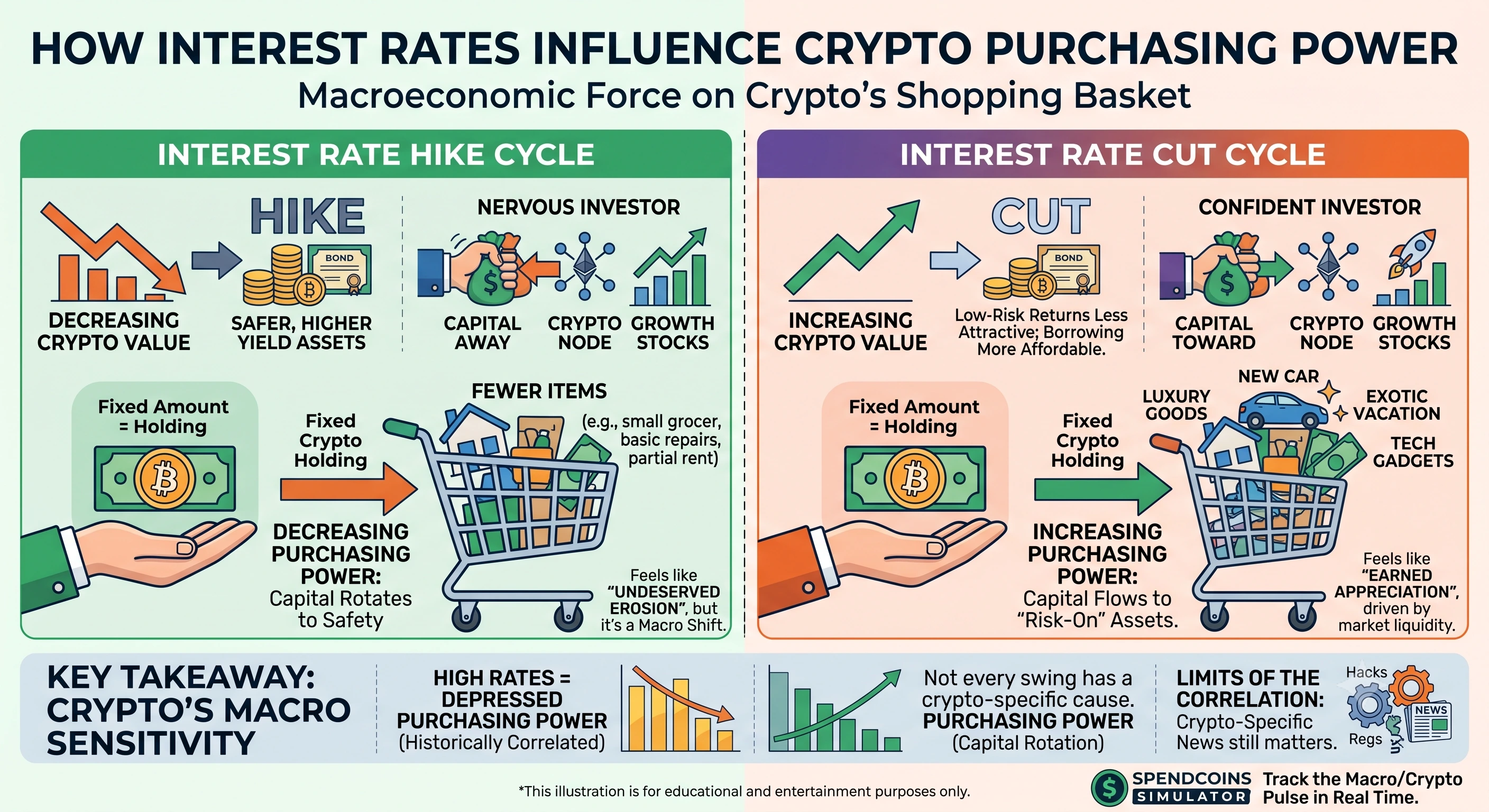 How Interest Rates Influence Crypto Purchasing Power